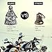 Dream Apparel Motorcycle Bells for Bikers Guardian Angel Gremlin Motorcycle Bells for Motorcycle Rider Key Chain for Luck (Never Rider Faster Than Your Angel Can)