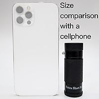 Vista 6 de Monocular de primer plano diseñado para usuarios de baja visión que tienen discapacidad visual. Monoculares de aumento de tamaño mini para visión a