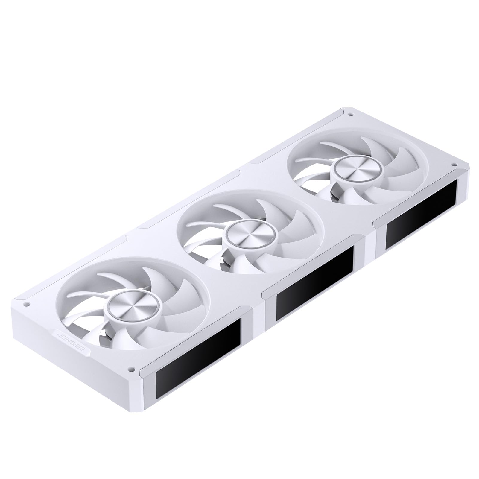 JONSBO ZC-360W 3.38 "x3 schermo PC ventilatore,3 magnetico 3.38 LCD Screen Control Software,Integrato Link Fan,Personalizza modelli di visualizzazione,Dati, Video Caricamento e Riproduzione,Schermo