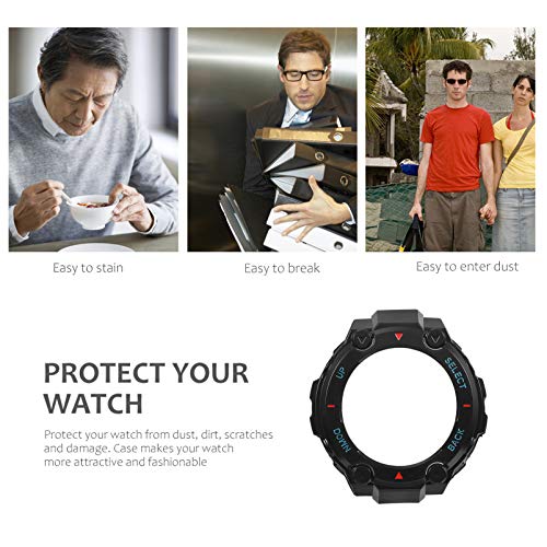 ULTECHNOVO Cobertura da Moldura Do Relógio Protetor de Tela Do Relógio Compatível Com Amazfit T-Rex