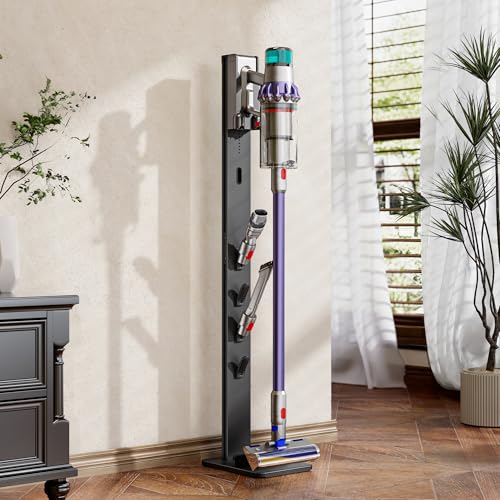 PEGZONE Staubsauger Ständer für Dyson Gen5 V15 V12 V11 V10 V8 V7 Schwarz
