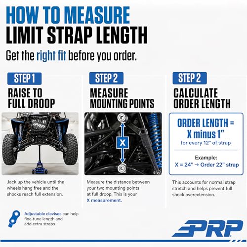 PRP Suspension Limit Straps, 10,000 Lb Quad Layer Webbing Strap, 32 in by PRP - Used condition - Image 4