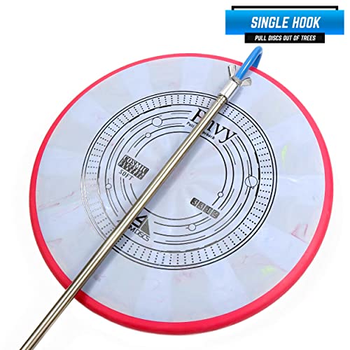 Rogue Iron Sports Disc Golf Retriever Pole Telescoping Disc Golf Accessories Grabber 16 Inches To 16Ft #TOP2