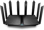 TP-Link Archer GE550 BE9300 Tri-bande WiFi 7 Routeur de jeu, supporte les plans Internet jusqu'à 5 Gbps, double 5G Ports multi-gig, VPN Serveur/Client, Accélération du jeu, RGB Éclairage EasyMesh, HomeShield