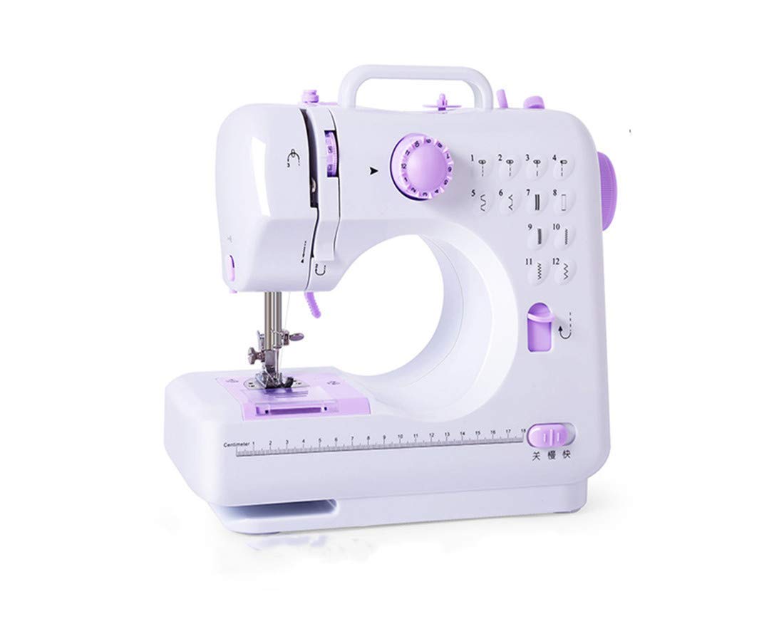 Home sewing machines for adults Sewing Machine, Mini Portable Electric Manual Repair Machine, with 12 Built-in Stitches and Two-Line Crash, Suitable for Beginner