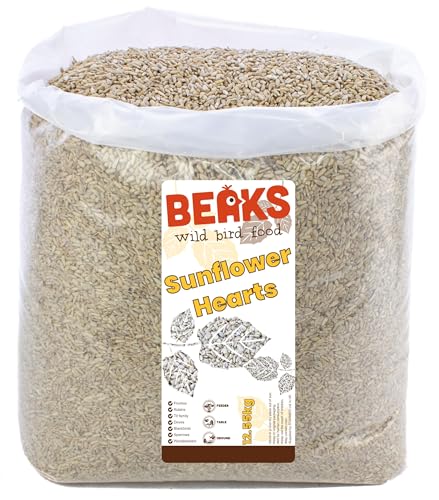 BEAKS wild bird food Sunflower hearts 12.55kg