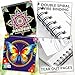 FUN LAVIE Mandala Coloring Book for Adults Relaxation and Teens Stress Relief, Spiral Coloring Book for Women, Spiral Bound Mindfulness Stress-Free Patterns for Adult, Large Print Coloring for Men