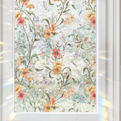 Película de Vinilo Decorativa para Ventana 17.7 x 78.7 pulgadas miniatura 1