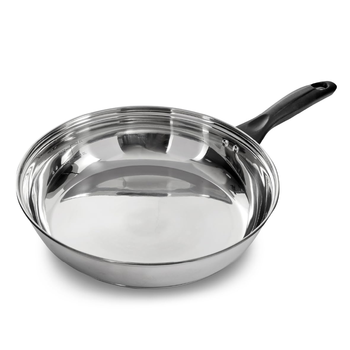 Blackmoor 28cm Stainless Steel Frying Pan/PFAS-Free/Suitable for All Hob Types Including Induction/Necessities Range 69629