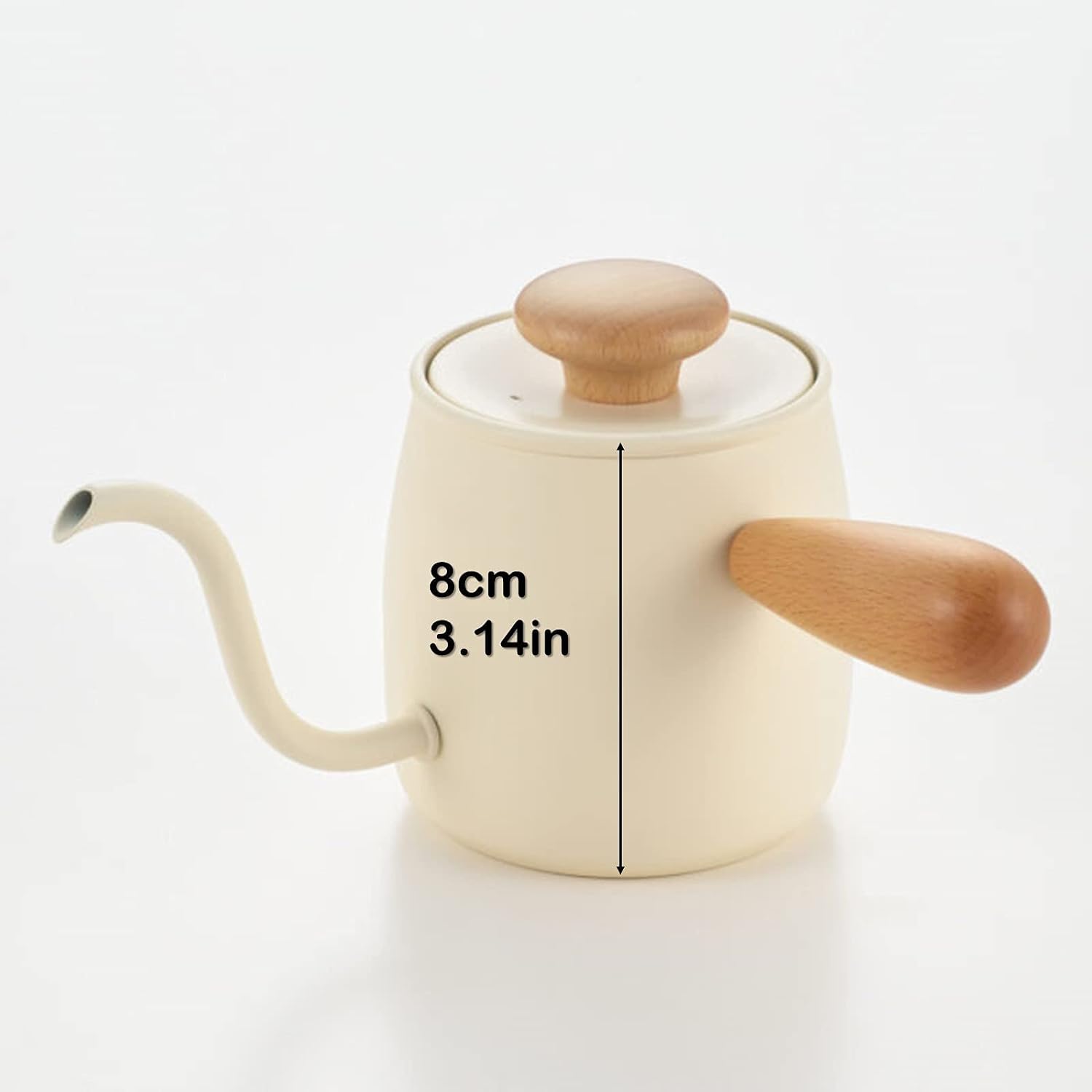 Miyazaki Seisakusho Miyacoffee MCO-7 Drip Pot, For One Cup, 0.4 L (0.4 L), No Direct Fire, Matt Bran