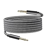 Dieses klinkenkabel 3,5 hat eine hochwertige Übertragung. Dieses klinkenkabel 3,5 verwendet hochwertige Kabelmaterialien, um sicherzustellen, dass das Audiosignal während der Übertragung über lange Strecken stabil, klar und ohne Verzerrung bleibt. Dieses 3 5 klinke auf 3 5 klinke ermöglicht es Ihnen, an jedem Ort hochwertige Musik und Klangeffekte zu empfangen. Dieses 3 5 klinke auf 3 5 klinke ist mit einem eingebauten Rauschunterdrückungs- und Anti-Interferenz-Chip ausgestattet, der die äußeren Störungen effektiv reduziert und Rauschen und instabile Signalbedingungen vermeiden kann.