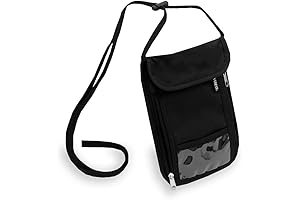 Passport Necklace with RFID Blocking, 7.5" x 5.5"