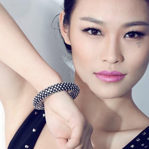 T400 Swarovski Elements crystal bracelet female couple bracelets tilt the world famous actor