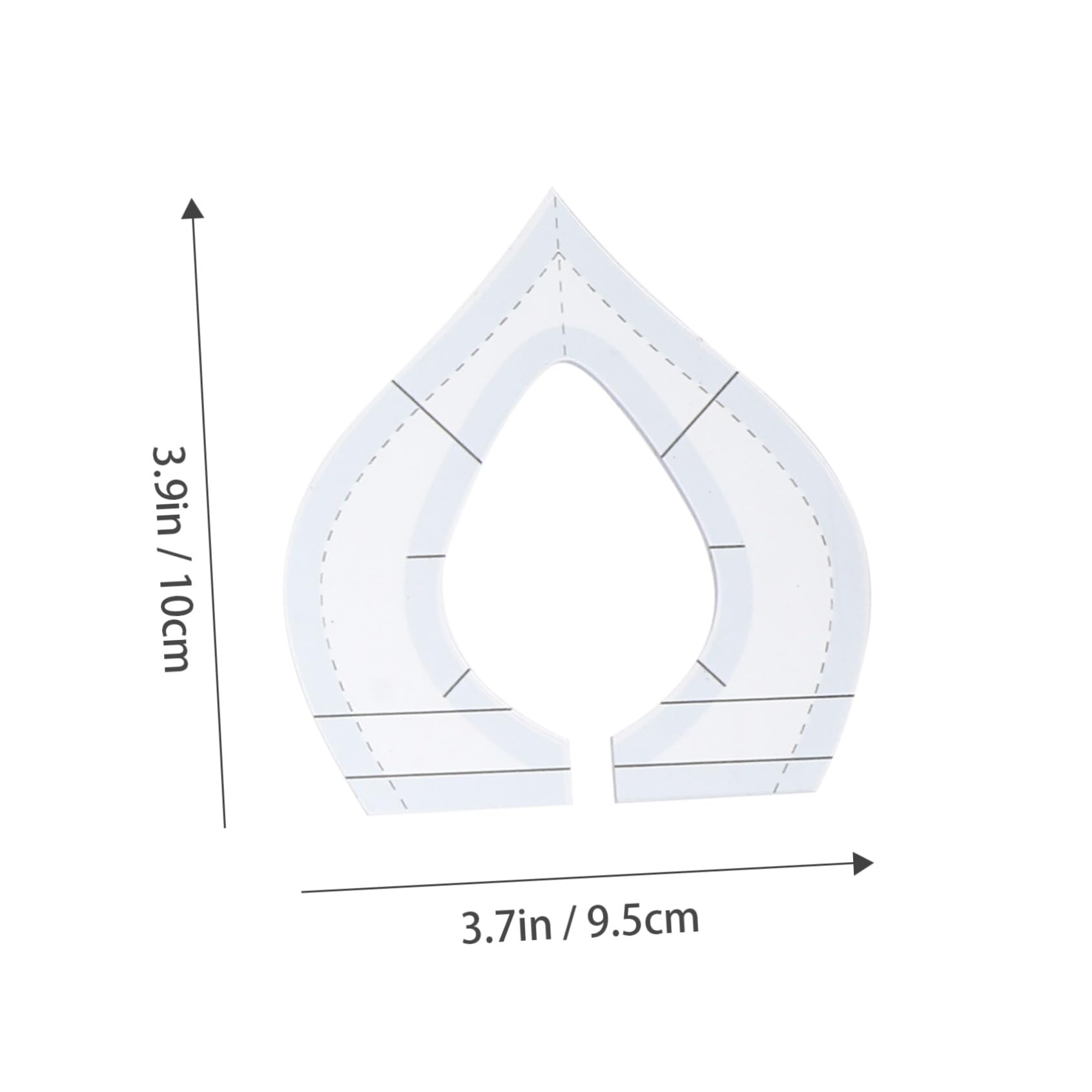 TEHAUX 18piezas Regla De Acrílico Para Patchwork De Costura Herramienta Diy Para Acolchado Plantillas De Costura Multifuncionales