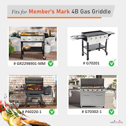 20-pack Grease Tray Liners/Drip Pans Replacement for Member's Mark 4-Burner Outdoor Flat Top Gas Griddle and Pro-Series 5-Burner Gas Griddle