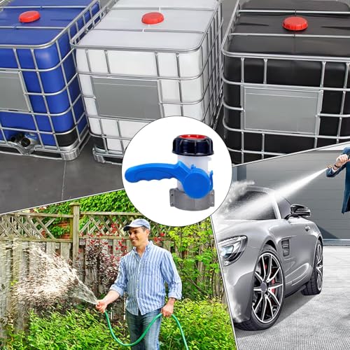 Válvula para depósito antifugas con adaptador de tanque de rosca resistente 5