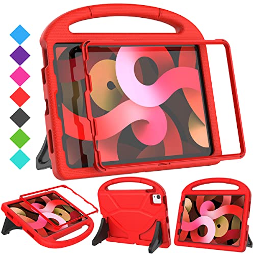 SUPLIK Kids Case for iPad Air 5th/4th Generation (10.9 inch,2022/2020), Built with Screen Protector, iPad Air 5 Kidproof Case with Handle Stand for Ap