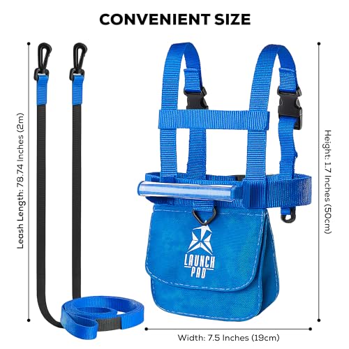 image for Launch Pad Toddler Ski Harness with Leash - Ski Harness for Kids w/ 7'