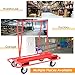 Goplus Drywall Sheet Cart, Heavy Duty Panel Dolly Cart with 4 Swivel Wheels, Handling Wall Panel, Sheetrock, Wood Panel, Rolling Dolly for Garage, Home, Warehouse