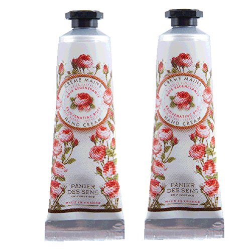 Panier Des Sens Natural Essential Oils Hand Cream 2-Pack, Rose