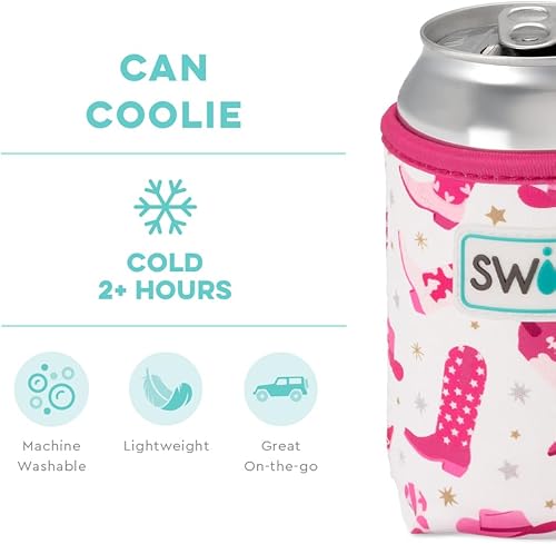 Miniatura 110 de Swig Life Skinny Can Coolie, soporte delgado de 12 onzas, enfriador de neopreno aislado con bolsillo, fundas para botellas de cerveza altas, All