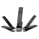 SYGA Nail Pack of 3 Clipper Set - Premium Black Stainless Steel Deluxe Fingernail and Toenail Clipper Cutter gallery image