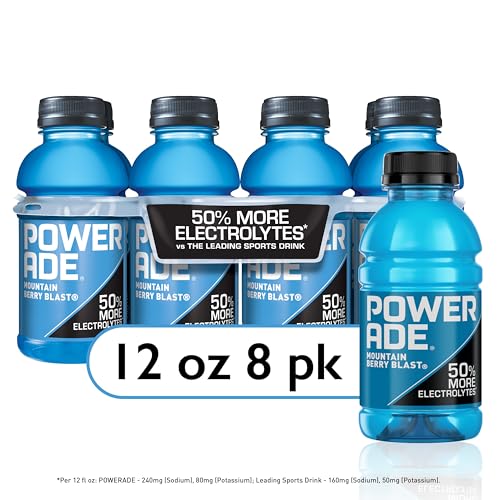Image of POWERADE Sports Drink, Mountain Berry Blast Electrolyte Drink, 12 Oz (8 Pk)