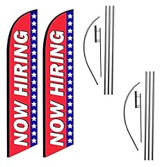 Red & Blue, 12ft Flags