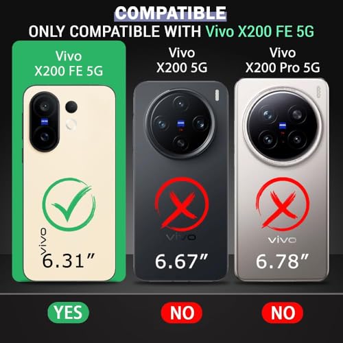 Image of Shockproof Case for Vivo X200 FE 5G | Full Camera Protection | TPU Flexible Back Cover for Vivo X200 FE 5G (Graphite Grey)