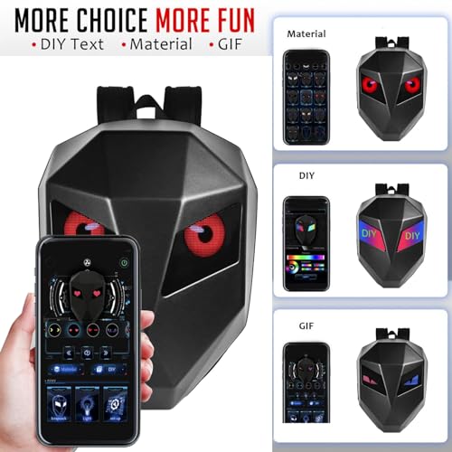 Accessoires de moto indispensables : sac à dos étanche à coque rigide et LED - 2