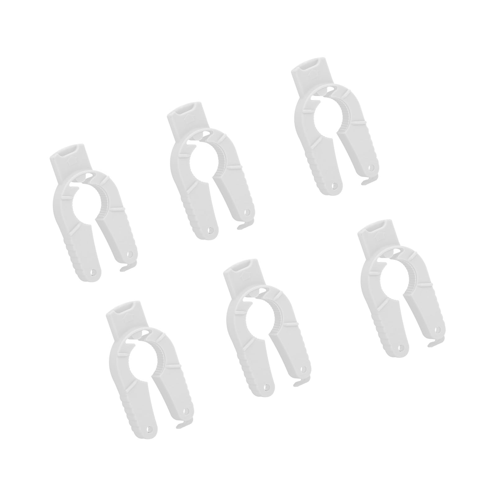Buxuaaaa Of 6 Multipurpose Bottle Caps Openers for Water Bottles and Can for Senior Elderly and Weak Hand Strong Magnets Can Opener