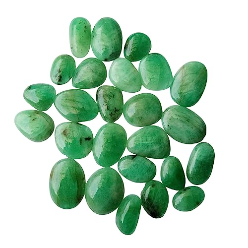Cabochons émeraude 9-12 mm pour création de bijoux femme en lot de 5 à 10 pièces