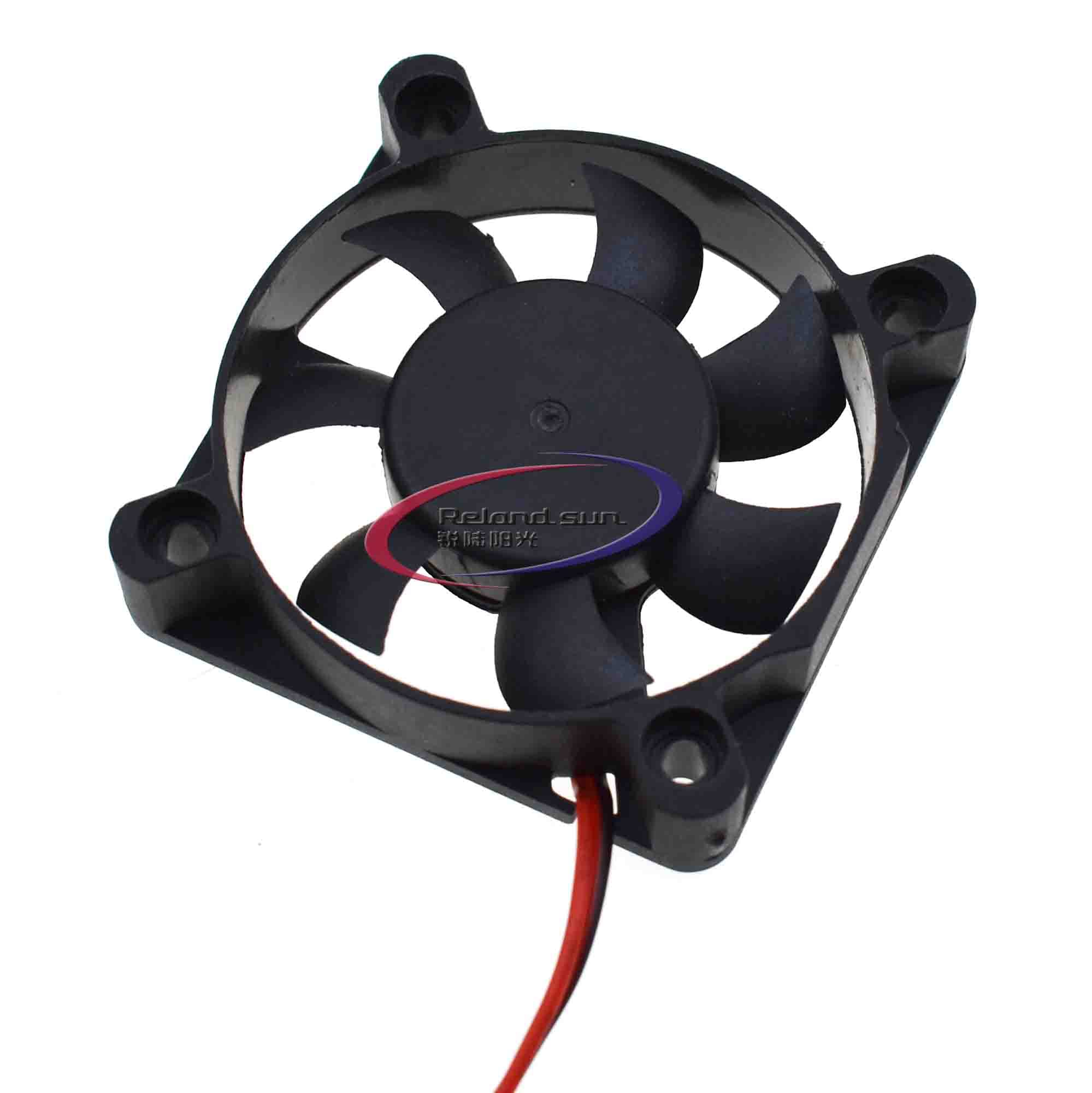 5V 12V 24V 5010 Silent Brushless Cooling Fan 2 pin 5CM Fans 0.1A 50mmX50mmX10mm for Cool 3D Printers Parts PC Case CPU Cooler Sleeve Bearing 7 Blades (5010-12V) (5V)