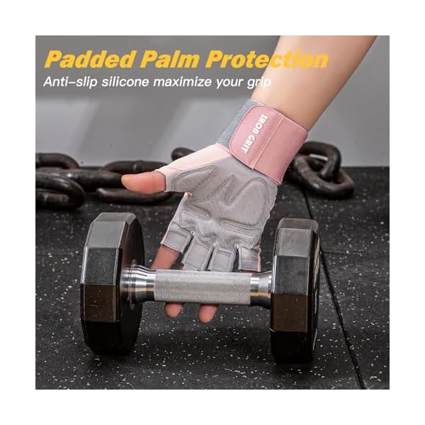 Weight Lifting Gloves,for Men and Women, Workout Gloves with Wrist Support for Exercise, Weightlifting, Training, Pull-ups Breathable and Snug fit - Image 3