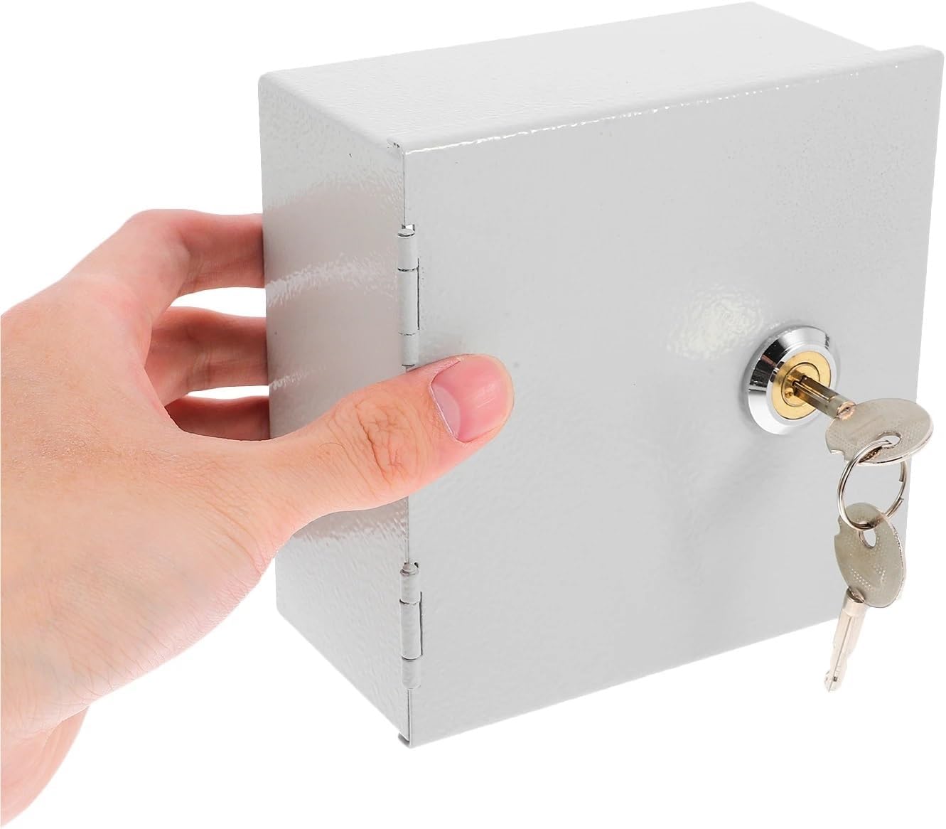 locking outlet cover Stainless Steel 86 Socket Anti Theft Box Electric Vehicle Charging Protection Box Lockable Outlet Cover Splash Proof Switch