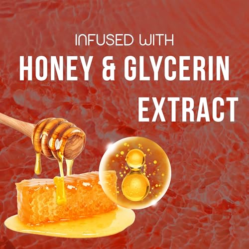 Image of Shower Gel With Honey and Glycerin Moisturising Body Wash,For Glowing skin,Gentle Cleansing Hydrates Refreshment Skin Body Wash for Women & Men Suitable for All Skin Types 250 ml - Pack Of 2