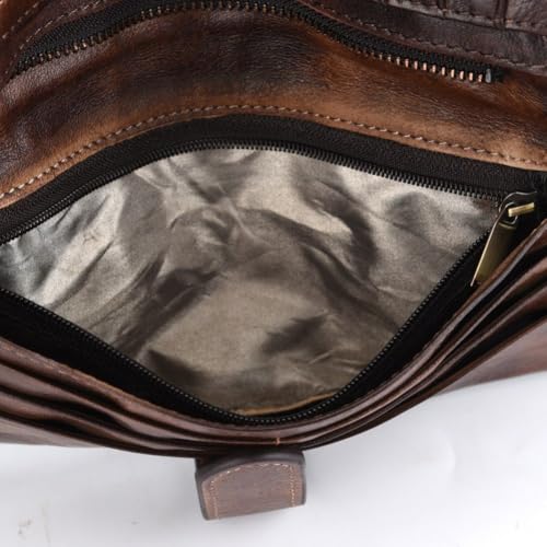 Compagnon en cuir véritable pour femme grand format chic