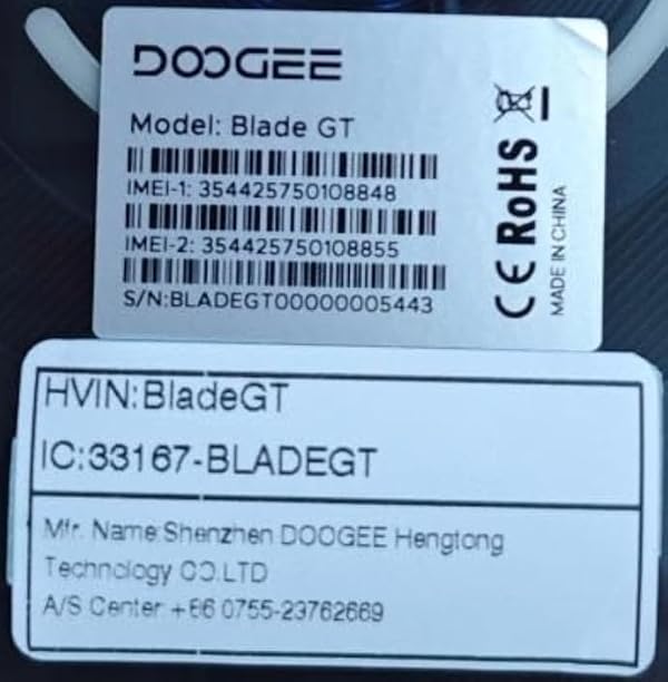 DOOGEE N55 (2025) Cell Phone Unlocked Android 15,6.56" HD+ 90Hz IPS Waterdrop,5150mAh Battery,Android Phone 16GB+128GB/TF 1TB,Octa Core,13MP+8MP,Widevine L1,4G Dual SIM,Face Unlock,OTG(Black) by DOOGEE - Used condition - Image 9