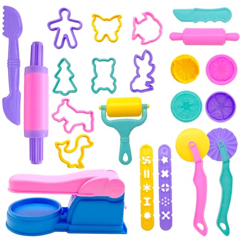 MEIYAXINWIN Lot de 22 outils de pétrissage - Accessoire de pâte à modeler créatif - Accessoire de modelage - Kit cadeau pour garçons et filles