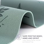 Ascendance Yoga Mat - Prime 6mm Épais, 72" x 24", Imprimé solide ou réversible, antidérapant, résistant à la déchirure, Tapis d'entraînement pour Pilates, Maison, Studio, Fitness, Gym, Training, Floor Stretching
