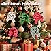 24 PCS Christmas Wrap Gifts Pull Bows, 12 Colors 6 Inches Reusable Multi Color Pull Bows,Christmas Bows for Gift Wrapping, Gift Bows for Christmas Tree,Fruit Baskets Decorations.