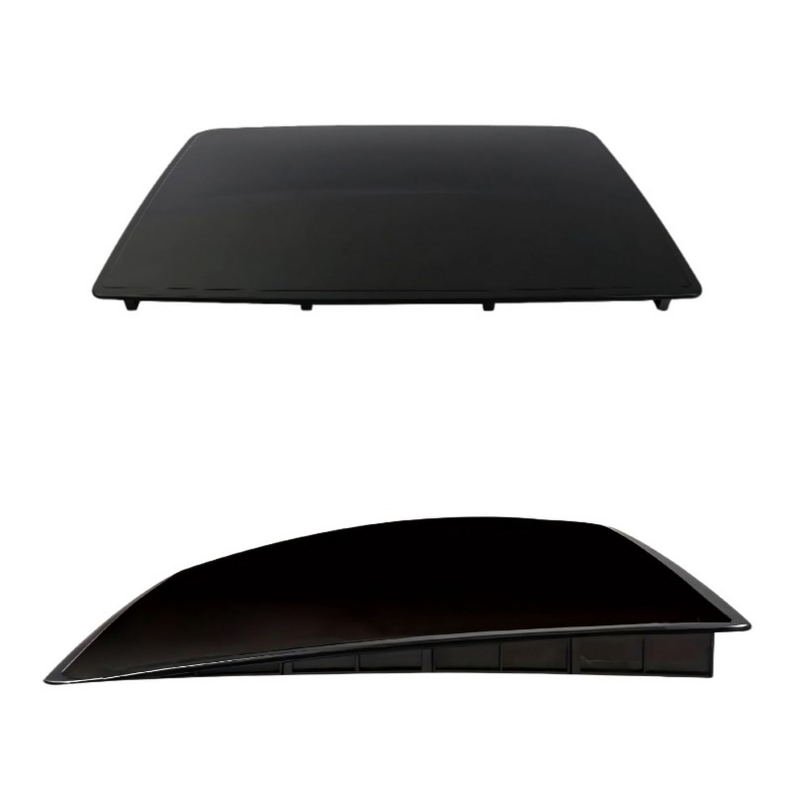 Techo solar simulado universal coche plástico negro deflector sin taladro 5