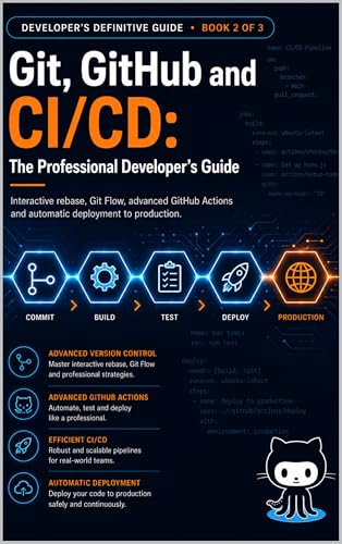 Git, GitHub and CI/CD The Professional Developer's Handbook: Interactive rebase, Git Flow, advanced GitHub Actions, and automated production deployments. ... Developer Guide — Complete Series)