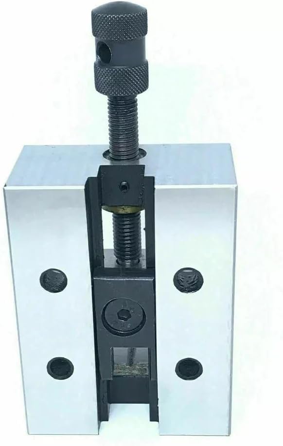 Étau de meulage en acier 88 mm : serrage stable par écrous en T