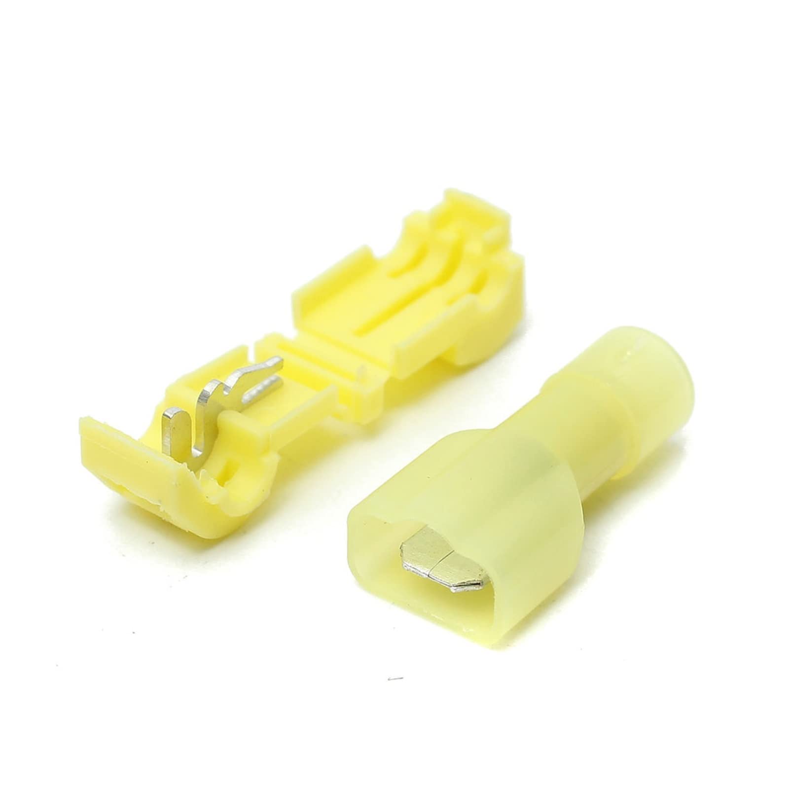 VOREAL Conectores eléctricos de Empalme rápido, 100/500/1000 Uds., terminales a presión de Cable de Grifo en T, Kit Impermeable de Bloqueo de crimpado Leisurely (Color : Yellow, Size : 1000Pcs(500Pa