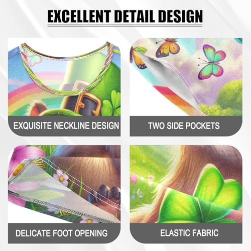 Capybara St Patricks Flowers Pajama Set Short Sleeve Summer Pajamas Shorts Sets PJ Clothes Set Soft 5Y4