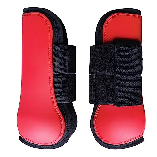 UOSIA Conjunto de botas Red Horse Suprimentos Cavalo Duplo de Borracha Botas Absorvedoras de Choque