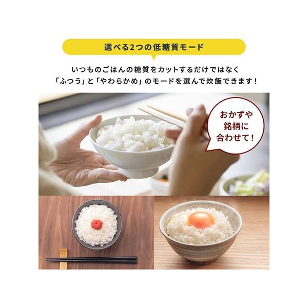 Amazon.co.jp : SOUYI JAPAN 糖質カット炊飯器 かんたん糖質制限 通常