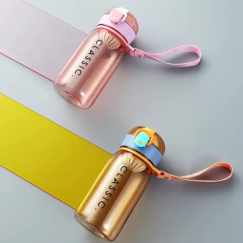 Miniatura 3 de LFRNZS Botella de agua de 14 onzas botella de agua para niños botella de agua para la escuela botella de agua deportiva botella de agua de plástico