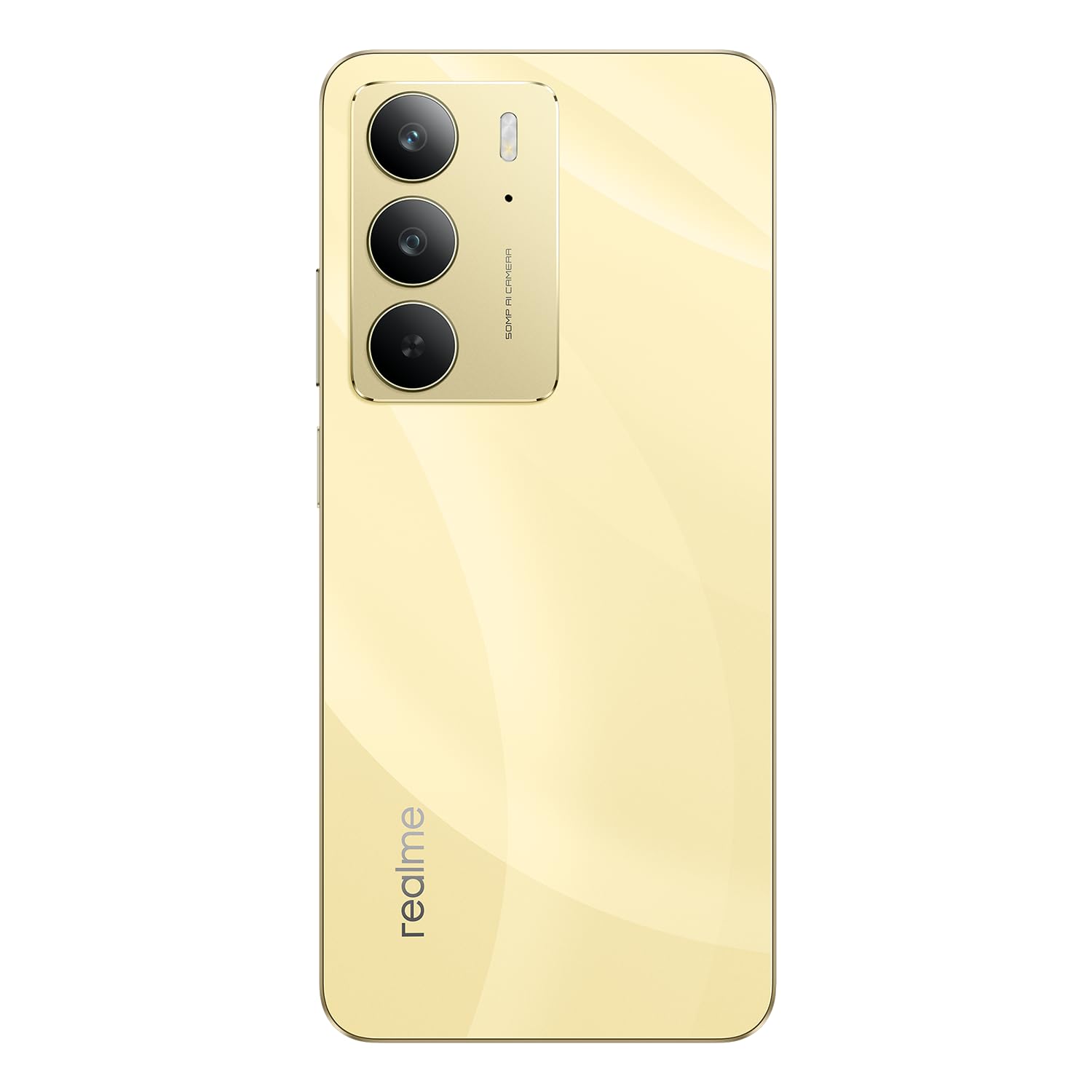 realme C75 Smartphone 8+128GB, Resistenza Ultra alla Polvere e all'Acqua IP69, Batteria massiva da 5828mAh, Fotocamera con AI da 50 MP, Display da 6,72" con 90 Hz, Oro, Nessun adattatore